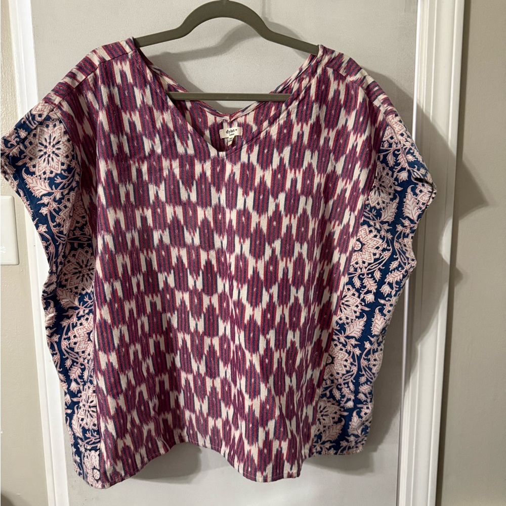 dylan Multicolor Geometric Blouse